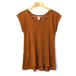 Tan High Low Tee